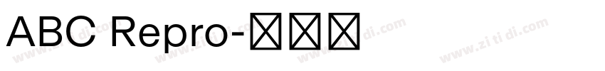 ABC Repro字体转换